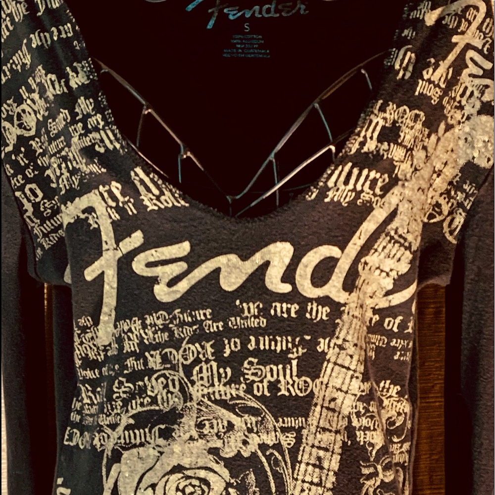 Fender long sleeve hoodie